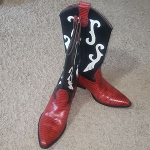 90's vintage Rockabilly Cowboy boots